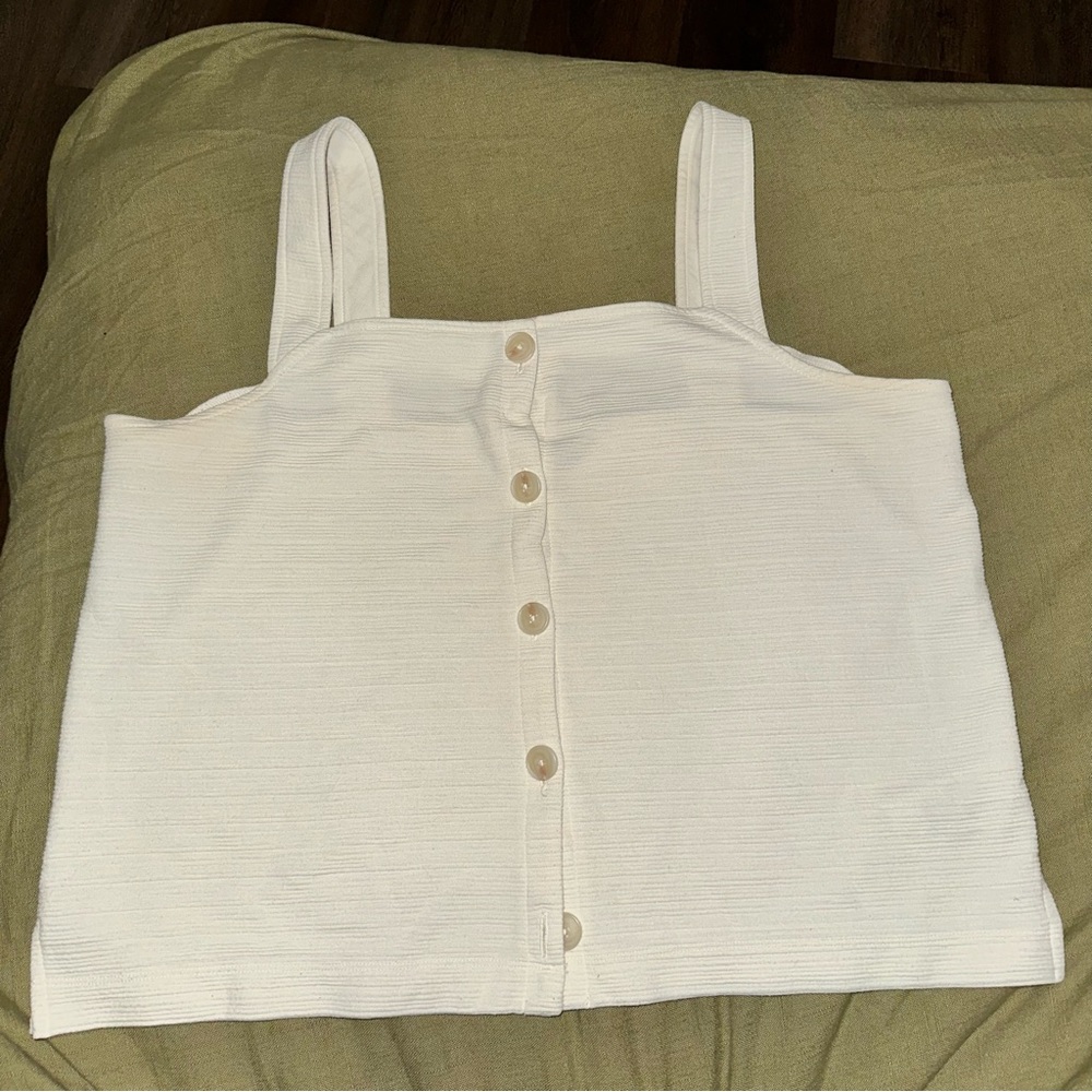 J.Crew cream tank top